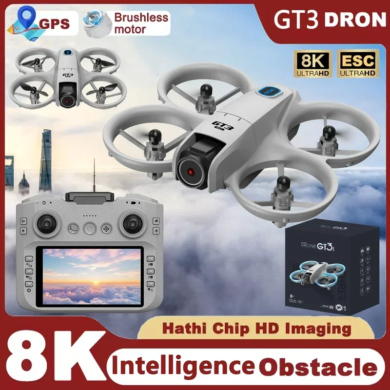GT3 Mini NEW Drone Rc Quadcopt - Drone Gimbal 3 Axis 评论和价格