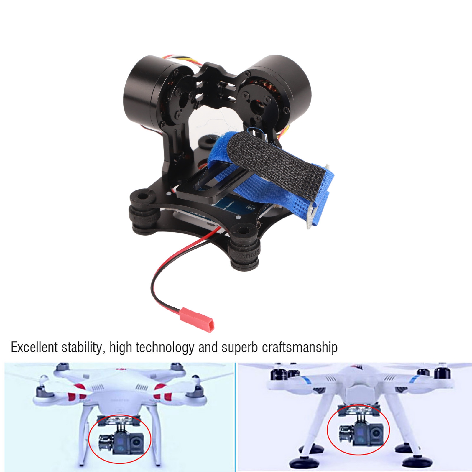 Brushless Camera Gimbal Metal  - Drone Gimbal For Gopro 评论和价格
